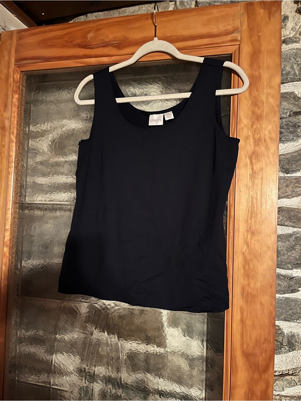 Chico's Navy Scoop Neck Tank Top